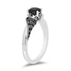 Thumbnail Image 1 of Enchanted Disney Villains Maleficent 0.80 CT. T.W. Enhanced Black Diamond Engagement Ring in 14K White Gold