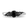 Thumbnail Image 3 of Enchanted Disney Villains Maleficent 0.80 CT. T.W. Enhanced Black Diamond Engagement Ring in 14K White Gold