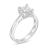 CT. T.W. Canadian Certified Princess-Cut Diamond Frame Engagement Ring in 14K White Gold (I/I2