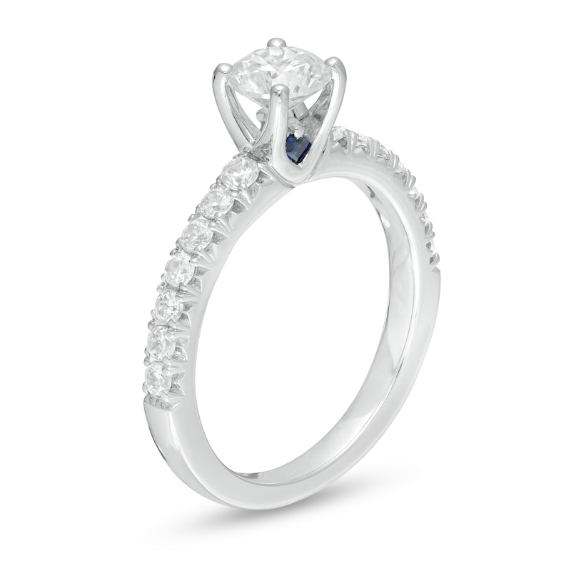 Vera Wang Love Collection 0.95 CT. T.W. Diamond Engagement Ring in 14K White Gold|Peoples Jewellers