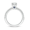 Thumbnail Image 2 of Vera Wang Love Collection 0.95 CT. T.W. Diamond Engagement Ring in 14K White Gold