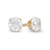 Child's 4.0mm Cubic Zirconia Solitaire Stud Earrings in 14K Gold