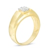 Thumbnail Image 2 of Men's 0.23 CT. T.W. Composite Quad Diamond Ring in 10K Gold