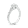 Thumbnail Image 2 of 0.25 CT. T.W. Diamond Cushion Frame Promise Ring in 10K White Gold