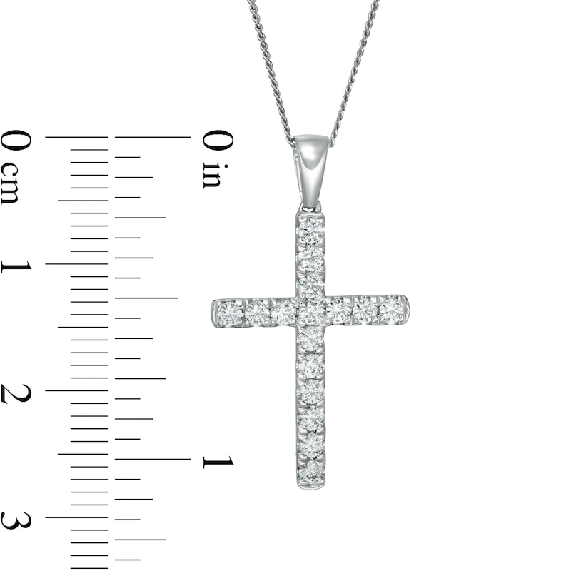 1/4 CT. T.W. Diamond V Necklace in 14K Gold (I/SI2) - 16