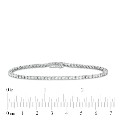 CT. T.W. Certified Lab-Created Diamond Tennis Bracelet in 14K White Gold (F/SI2