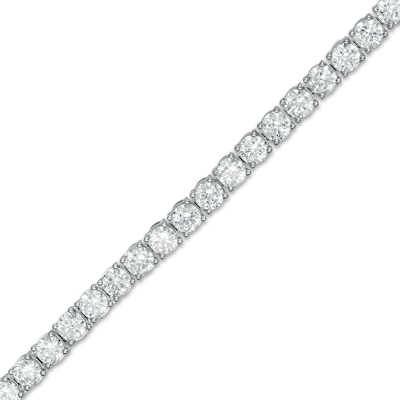 4.95 CT. T.W. Certified Lab-Created Diamond Tennis Bracelet in 14K White Gold (F/SI2) - 7.25"