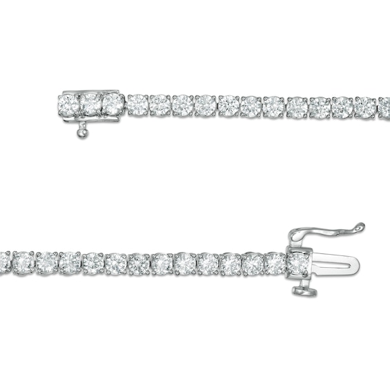 4.95 CT. T.W. Certified Lab-Created Diamond Tennis Bracelet in 14K White Gold (F/SI2) - 7.25"