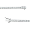 Thumbnail Image 3 of 6.95 CT. T.W. Certified Lab-Created Diamond Tennis Bracelet in 14K White Gold (F/SI2) - 7.25&quot;