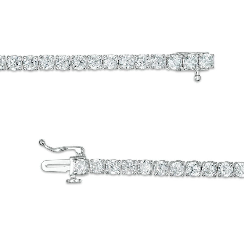 Main Image 3 of 6.95 CT. T.W. Certified Lab-Created Diamond Tennis Bracelet in 14K White Gold (F/SI2) - 7.25&quot;