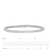 Thumbnail Image 4 of 6.95 CT. T.W. Certified Lab-Created Diamond Tennis Bracelet in 14K White Gold (F/SI2) - 7.25&quot;