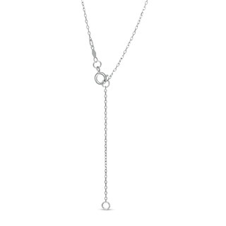 Centre of Me 0.10 CT. T.W. Diamond Orbit Pendant in Sterling Silver