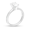 CT. Certified Oval Lab-Created Diamond Solitaire Engagement Ring in 14K White Gold (F/SI2