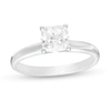 Thumbnail Image 0 of 1.00 CT. Certified Cushion-Cut Lab-Created Diamond Solitaire Engagement Ring in 14K White Gold (F/SI2)