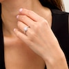 Thumbnail Image 1 of 1.25 CT. T.W. Certified Lab-Created Diamond Frame Engagement Ring in 14K White Gold (F/SI2)