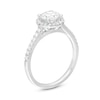 Thumbnail Image 2 of 1.25 CT. T.W. Certified Lab-Created Diamond Frame Engagement Ring in 14K White Gold (F/SI2)