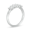 Thumbnail Image 2 of 1.00 CT. T.W. Certified Emerald-Cut Lab-Created Diamond Five Stone Anniversary Band in 14K White Gold (F/SI2)