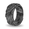 Enchanted Disney Men's Raven Wings Ring in Sterling Silver with Black Rhodium - Size 10