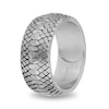 Enchanted Disney Men's Oxidized Snake Skin Ring in Sterling Silver - Size 10