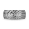 Enchanted Disney Men's Oxidized Snake Skin Ring in Sterling Silver - Size 10