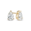 Thumbnail Image 0 of Pear-Shaped Cubic Zirconia Stud Earrings in 14K Gold