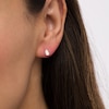 Thumbnail Image 1 of Pear-Shaped Cubic Zirconia Stud Earrings in 14K Gold