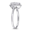 Thumbnail Image 2 of 0.49 CT. T.W. Composite Diamond Pear-Shaped Frame Engagement Ring in 10K White Gold