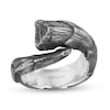 Thumbnail Image 1 of Enchanted Disney Men's Horn Wrap Bypass Ring in Sterling Silver - Size 10