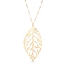Thumbnail Image 0 of Made in Italy Leaf Cutout Pendant in 14K Gold