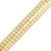 Thumbnail Image 0 of 8.5mm Marquise Link Triple Row Chain Bracelet in 14K Gold - 7.5"