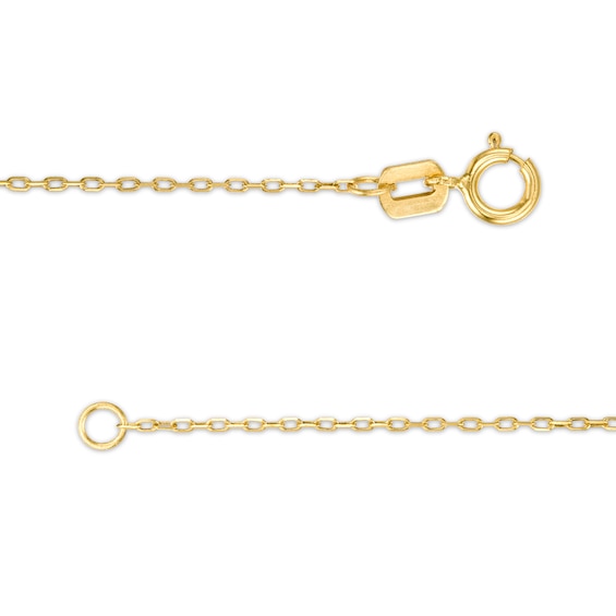 Italian Gold Leaf Cutout Bracelet in 14K Gold - 7.25"