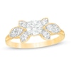 Thumbnail Image 1 of 0.80 CT. T.W. Diamond Tri-Sides Engagement Ring in 10K Gold