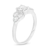 Thumbnail Image 2 of 0.95 CT. T.W. Diamond Tri-Sides Engagement Ring in 10K White Gold