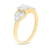 Thumbnail Image 3 of 0.95 CT. T.W. Diamond Tri-Sides Engagement Ring in 10K Gold