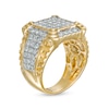 Thumbnail Image 2 of Men's 2.23 CT. T.W. Diamond Cushion-Top Prong Ring in 10K Gold
