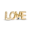 Vera Wang Love Collection 0.04 CT. T.W. Diamond "LOVE" Stud Earrings in 10K Gold