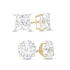 Thumbnail Image 1 of 6.0mm Multi-Shape Cubic Zirconia Solitaire Stud Earrings Set in 14K Gold