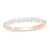 Thumbnail Image 0 of 0.29 CT. T.W. Diamond Anniversary Band in 10K Rose Gold