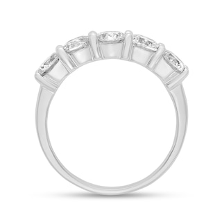 1.65 CT. T.W. Diamond Five Stone Anniversary Band in Platinum