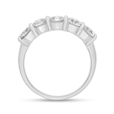 1.65 CT. T.W. Diamond Five Stone Anniversary Band in Platinum