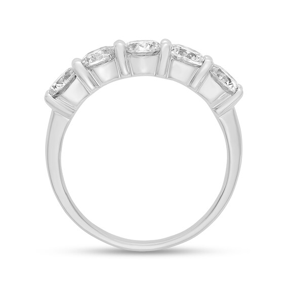 1.65 CT. T.W. Diamond Five Stone Anniversary Band in Platinum