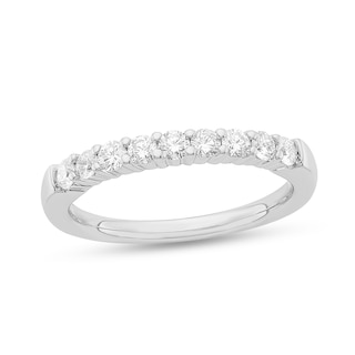 0.45 CT. T.W. Diamond Nine Stone Anniversary Band in Platinum