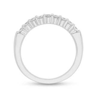 0.45 CT. T.W. Diamond Nine Stone Anniversary Band in Platinum