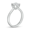 Thumbnail Image 2 of Trouvaille Collection 1.50 CT. DeBeers®-Graded Diamond Solitaire Engagement Ring in 18K White Gold (F/I1)