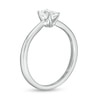 Trouvaille Collection CT. DeBeers®-Graded Emerald-Cut Diamond Solitaire Engagement Ring in 18K White Gold (F/SI2