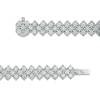 Thumbnail Image 2 of 3.00 CT. T.W. Diamond Tennis-Style Chevron Bracelet in Sterling Silver