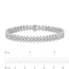 Thumbnail Image 3 of 3.00 CT. T.W. Diamond Tennis-Style Chevron Bracelet in Sterling Silver