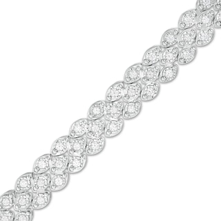 Peoples Jewellers Men's 0.25 CT. T.W. Black Diamond Cuban Curb Chain  Bracelet in Sterling Silver – 8.5, Peoples Jewellers