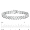 2.00 CT. T.W. Diamond Multi-Row Bracelet in Sterling Silver