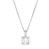 Thumbnail Image 0 of Trouvaille Collection 0.30 CT. DeBeers®-Graded Diamond Solitaire Pendant in 14K White Gold (F/I1)